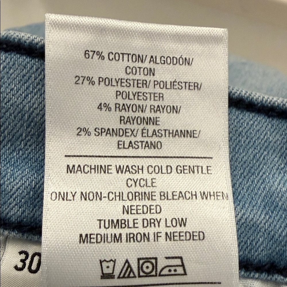 Hudson Jeans Sky Blue Wide Leg Denim - Picture 5 of 5